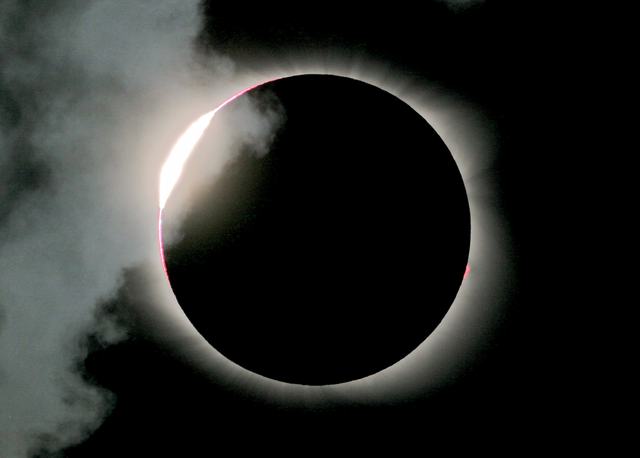 Photo of the total eclipse captured from South Carolina