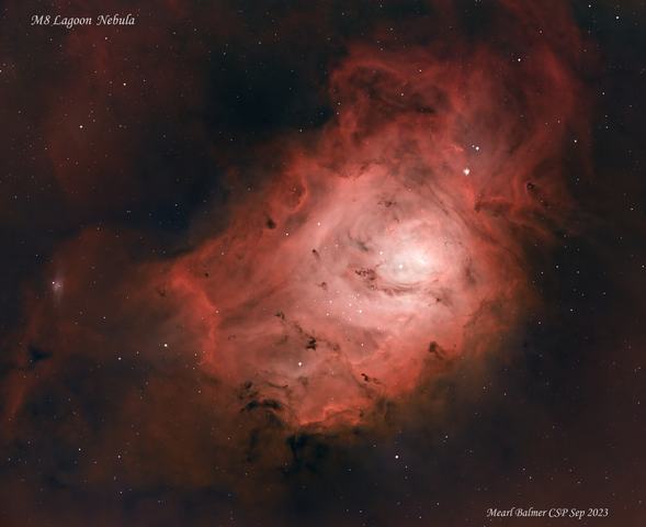 M8 Lagoon Nebula CSP SEP 2023 Mearl Balmer