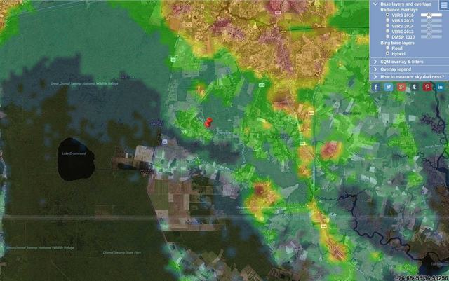 cornland light pollution